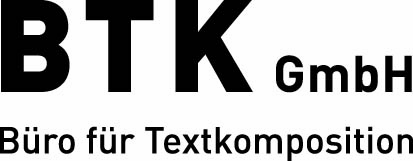 BTK GmbH Büro für Textkomposition Logo